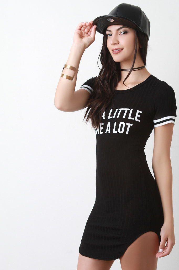 Live A Little Tee shirt Dress