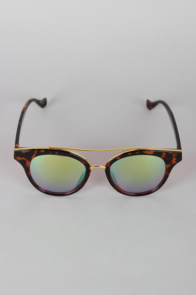 Uptown Girl Horn Rimmed Sunglasses