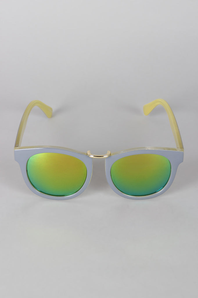 Two Tone Retro Vibe Sunglasses