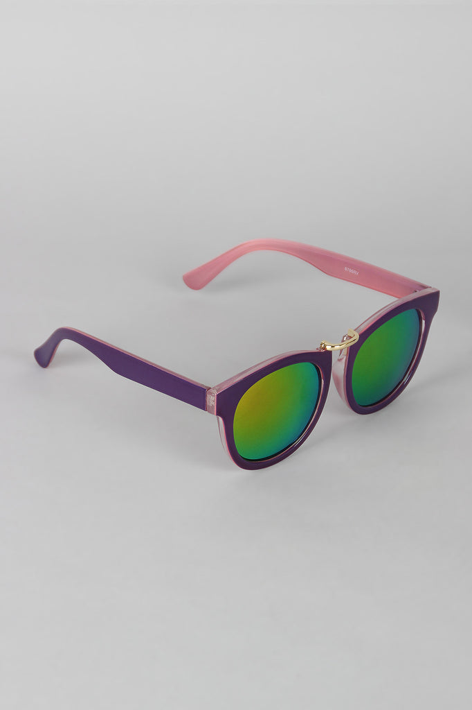 Two Tone Retro Vibe Sunglasses