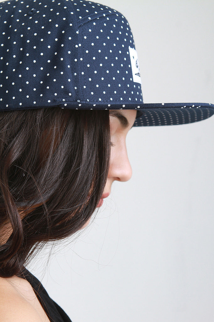 Snapback Polka Dot Cali Flag Cap