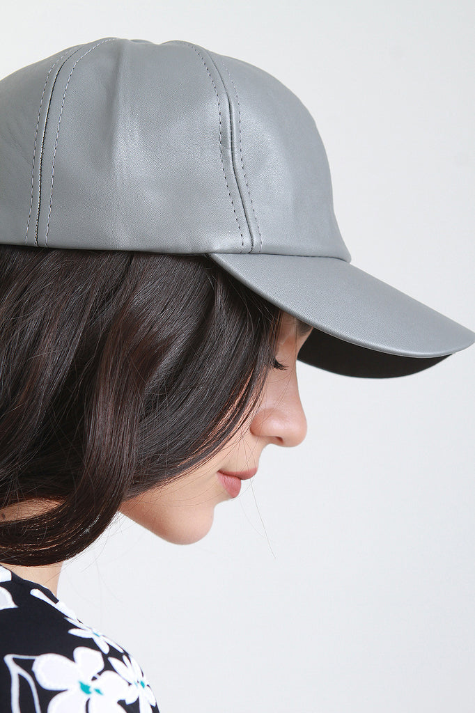 Vegan Leather Baseball Cap