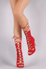 Liliana Open Toe Lace Up Platform Stiletto