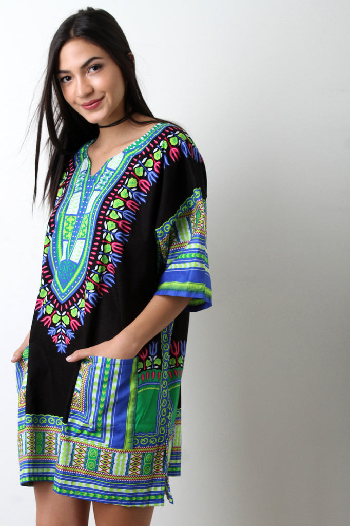 African Dashiki Long Top