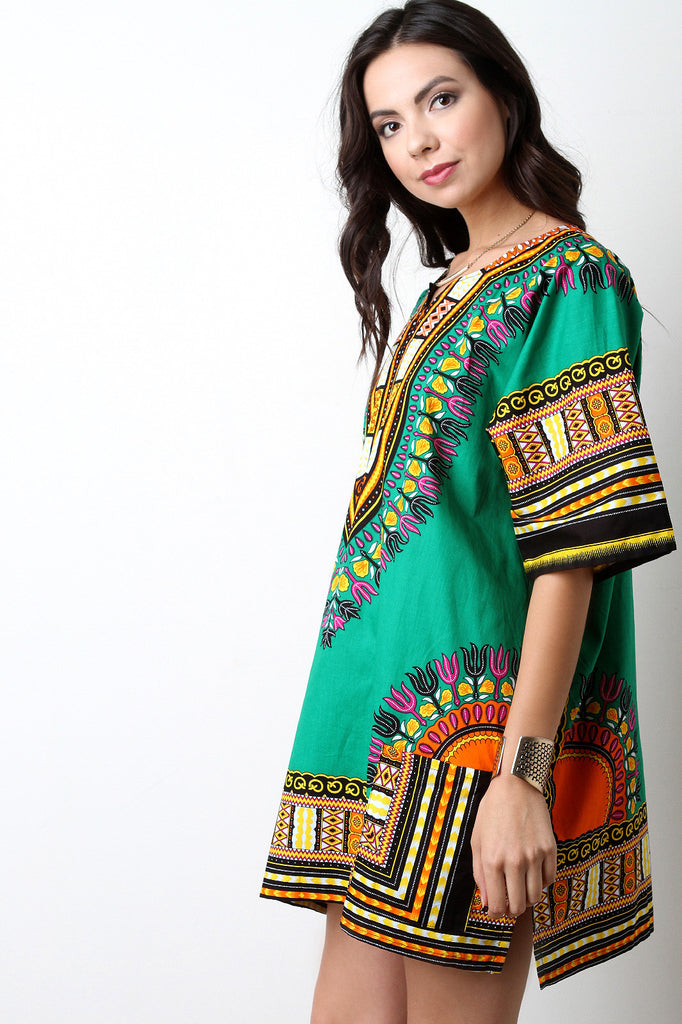 African Dashiki Long Top