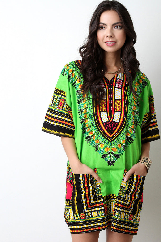 African Dashiki Long Top