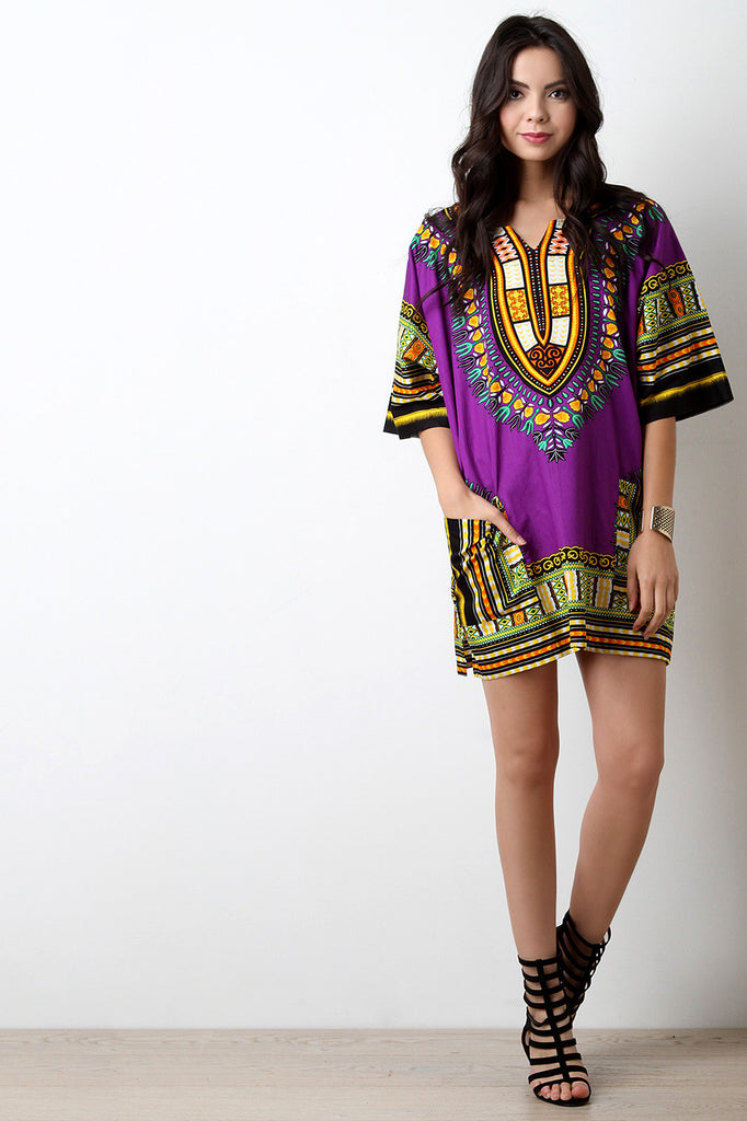 African Dashiki Long Top