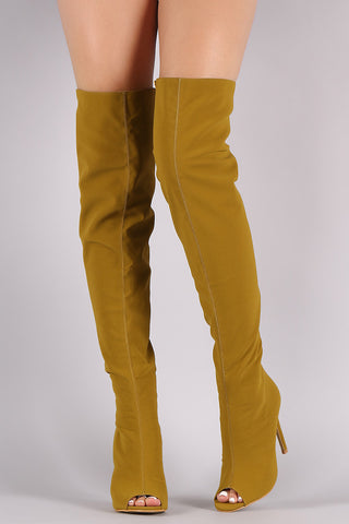 Criss cross 2025 thigh high boots