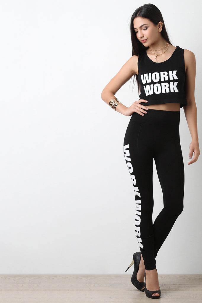 WORK WORK Crop Top