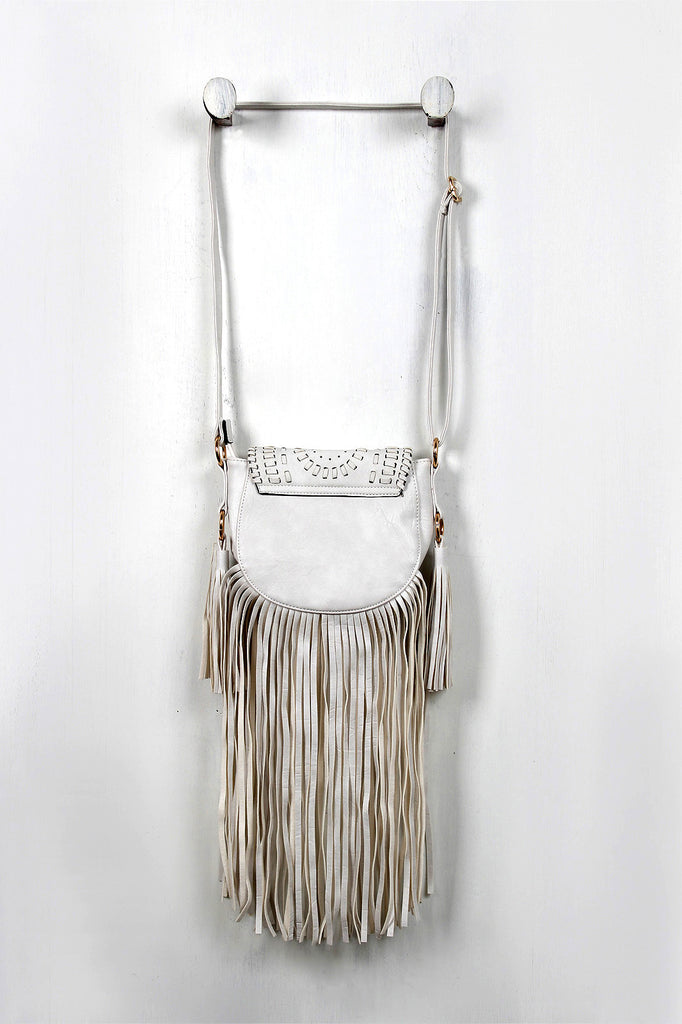 Endless Fringe and Stitching Bag