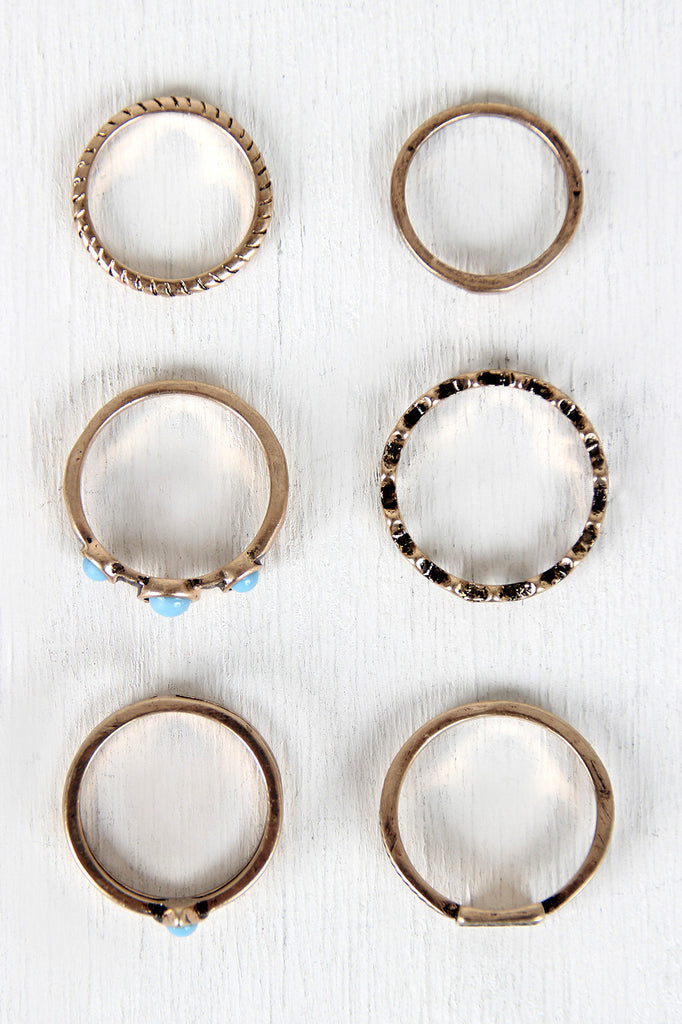 Aztec Princess Stacking Ring Set